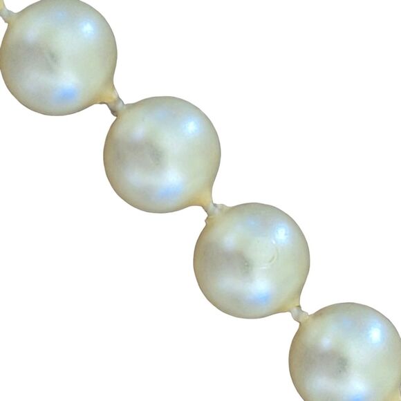 Vintage String of Pearls Gatsby 66" Strand Costume Faux Pearls - Picture 15 of 16